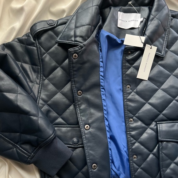 NWT Rebecca Minkoff Diamond Quilted Jacket - Picture 3 of 6